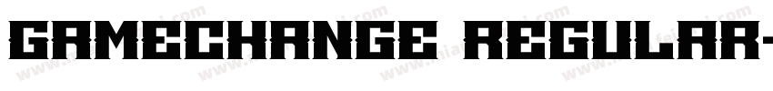GameChange Regular字体转换
